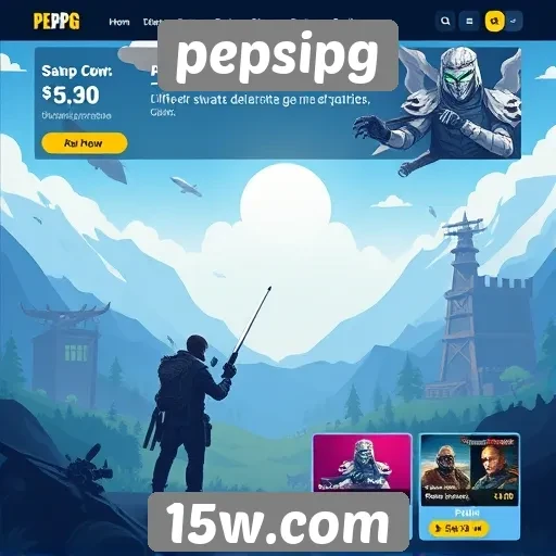 Tendências de design no site de jogos pepsipg